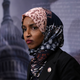 WASHINGTON, DC - JANUARY 10: U.S. Rep. Ilhan Omar (D-MN) listens during a news conference on prescription drugs January 10, 2019 at the Capitol in Washington, DC. Congressional Democrats held a news conference to introduce a legislative package ‘that would drastically reduce prescription drug prices in the United States.’